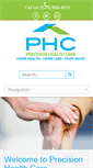 Mobile Screenshot of precision-hhc.com